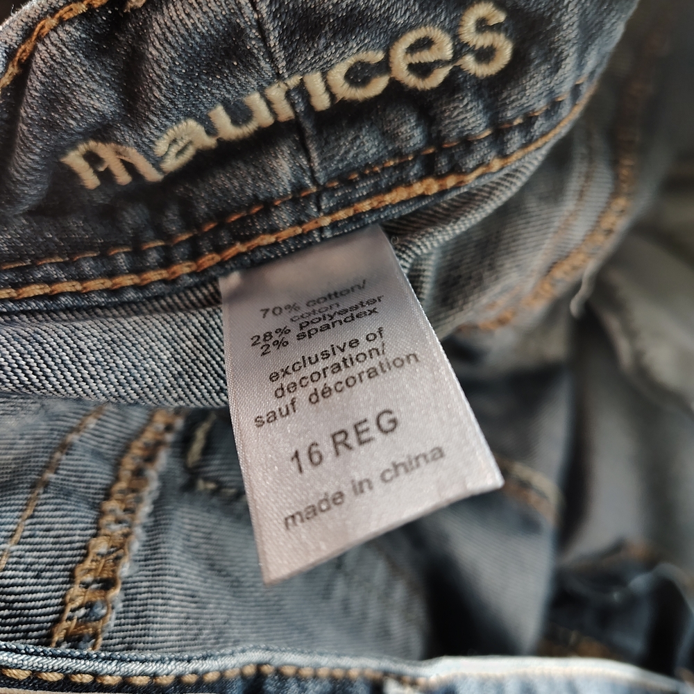 Maurices Classic Blue Denim Jeans